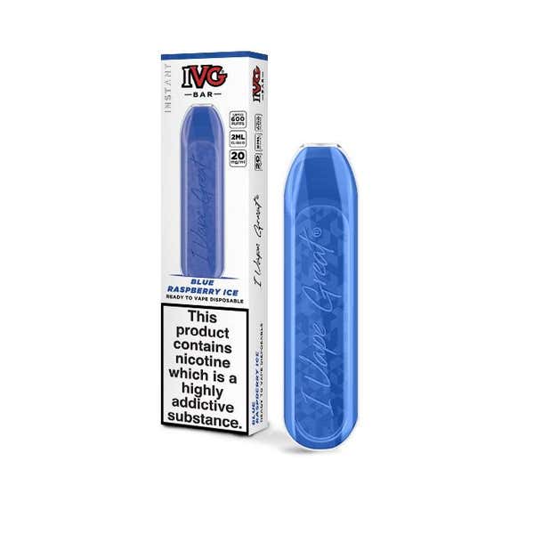 Blue Raspberry Ice Disposable by IVG