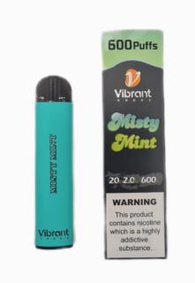 Vibrant Vapes Misty Mint Disposable Vape