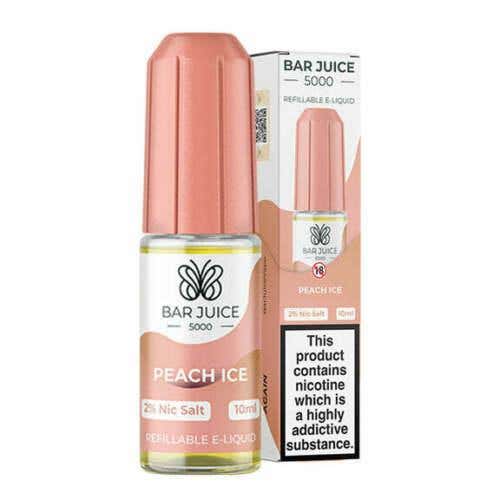 Peach Ice Nicotine Salt by Bar Juice 5000