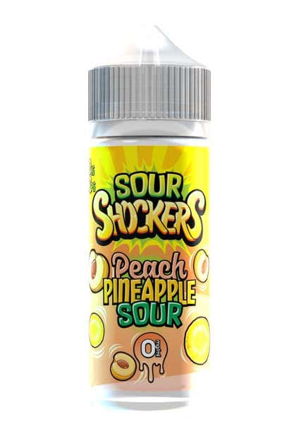 Peach & Pineapple Sour Shortfill by Sour Shockers