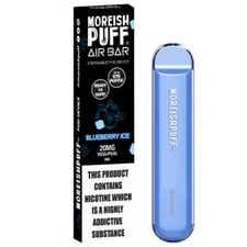Moreish Puff Air Bar Blueberry Ice Disposable Vape