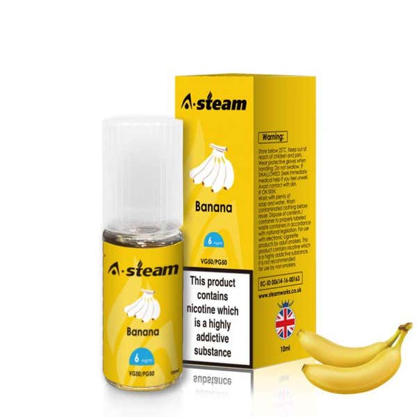 Banana Regular 10ml by A Steam