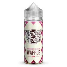 Flavour Treats Strawberries & Cream Waffle Shortfill E-Liquid