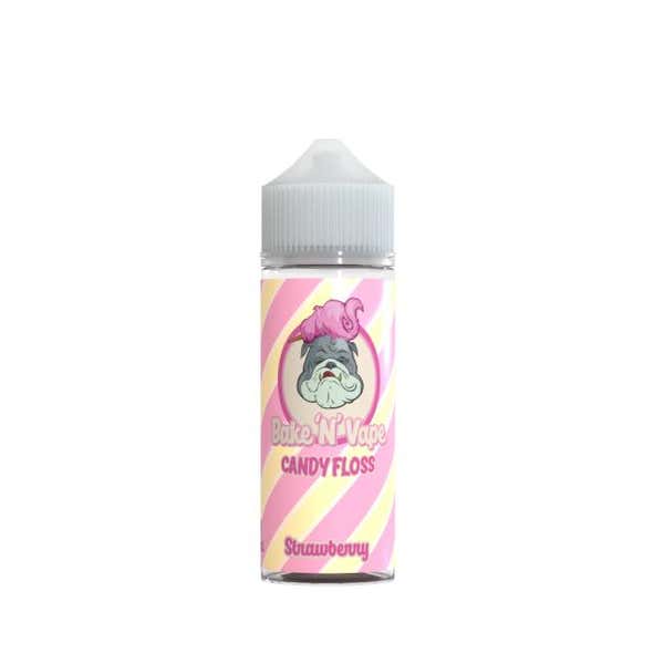 Strawberry Candy Floss Shortfill by BakeNVape