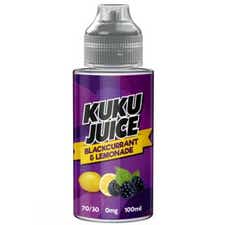 Kuku Blackcurrant Lemonade Shortfill E-Liquid