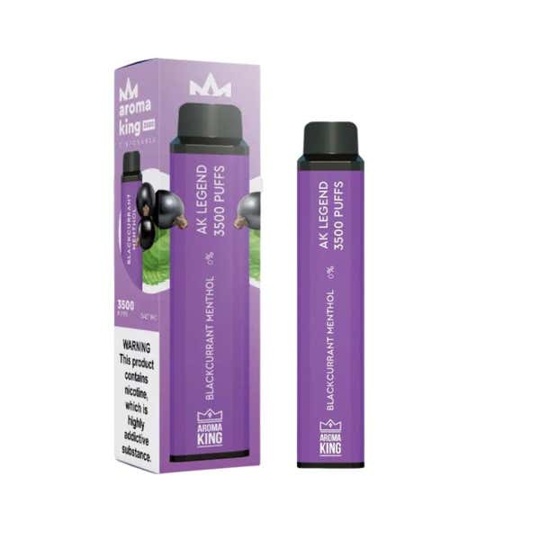 Blackurrant Menthol Disposable by Aroma King