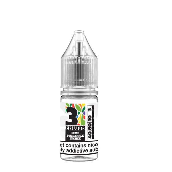 Lime, Pineapple, Lychee Regular 10ml by 3 Fruits