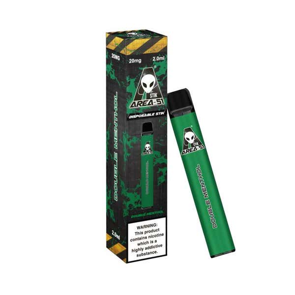 Double Menthol Disposable by Area 51