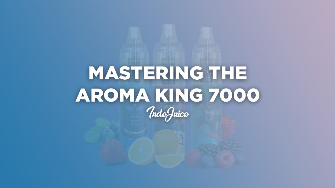 Aroma King 7000 faded background with text reading Mastering the Aroma King 7000